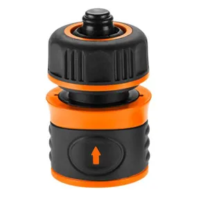 NEO TOOLS Schnellkupplung mit STOP-Funktion, Material Kunststoff, 1/2", orange-schwarz, 15-721